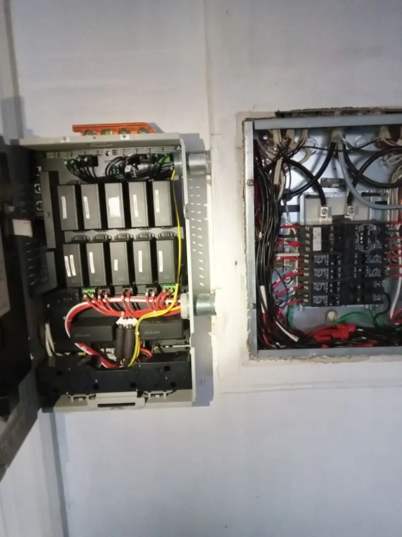 Electrical panel upgrade completed for Indoor Lighting Installation in Ruskin